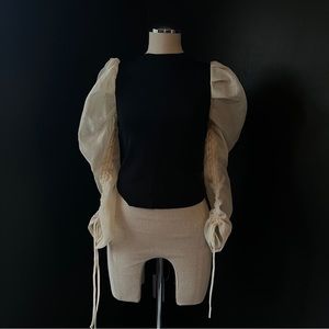 Zara Puff Sleeve Blouse